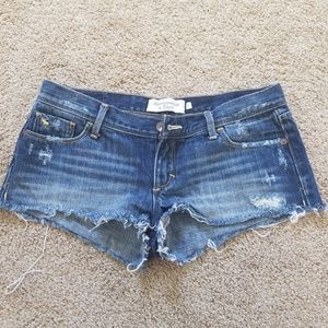 Denim shorts